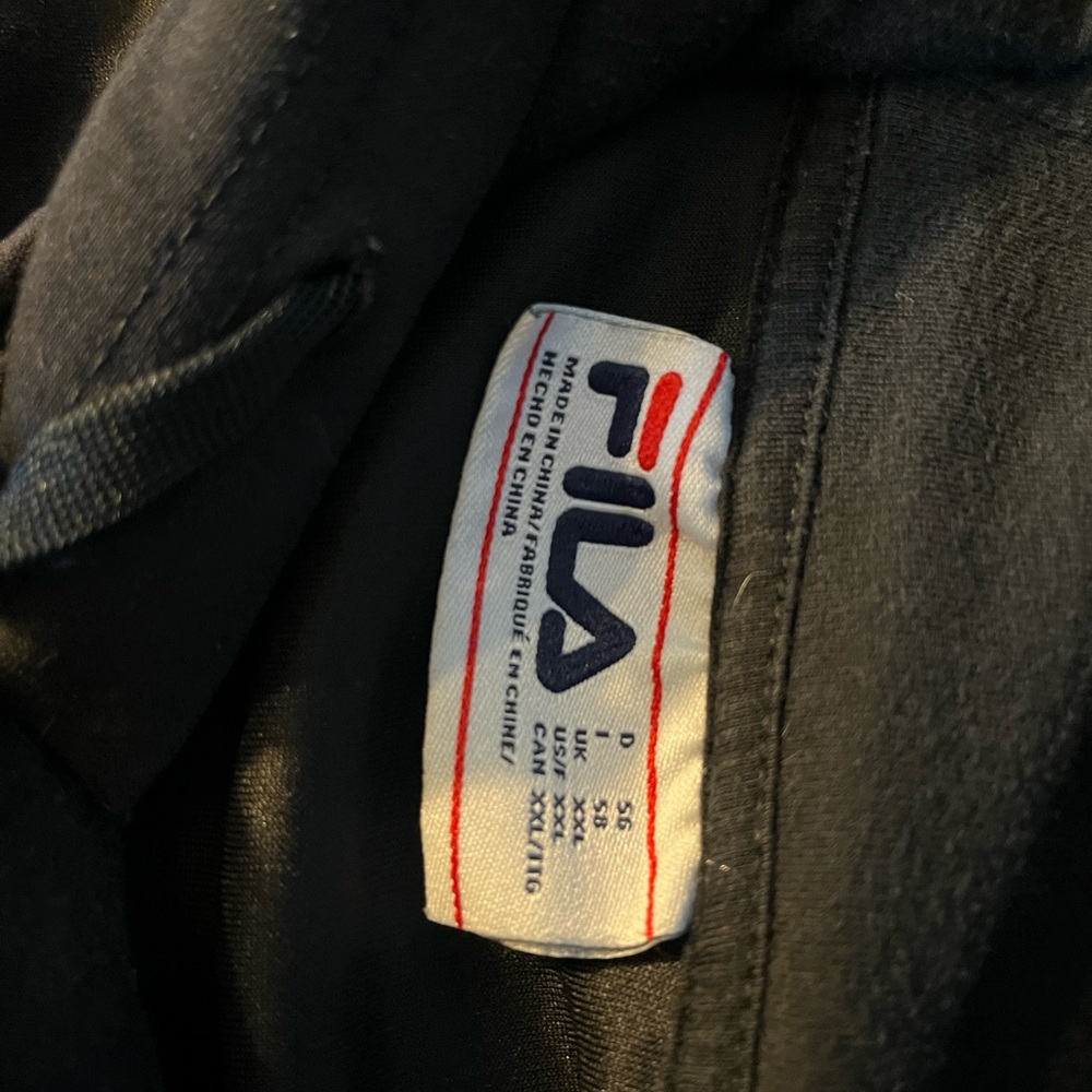 Fila activewear black hoodie